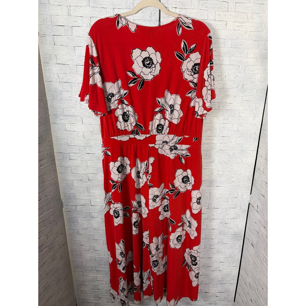 Lane Bryant womens dress high low floral packets spring ruffle plus size ￼ - Picture 2 of 12
